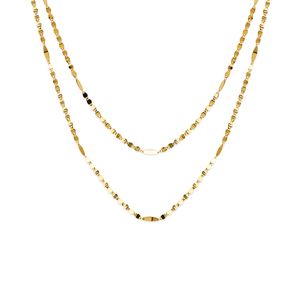 14k Valentino &amp; Marquise Elements Duet Plue Adjustable Necklace