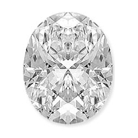 Loose Diamond Oval G, Si1, Inscribed, GIA