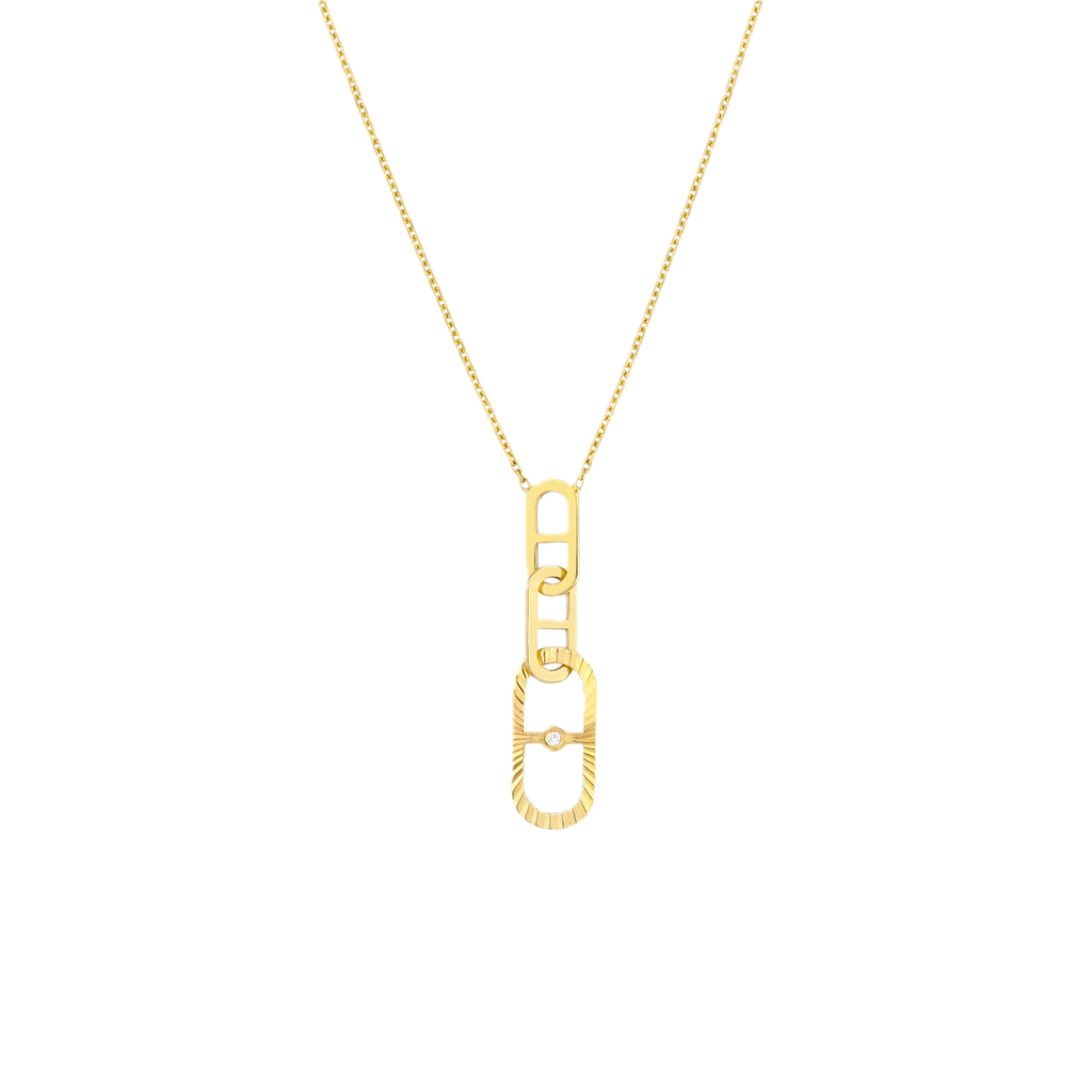1.5pt Diamond Interlocking Necklace