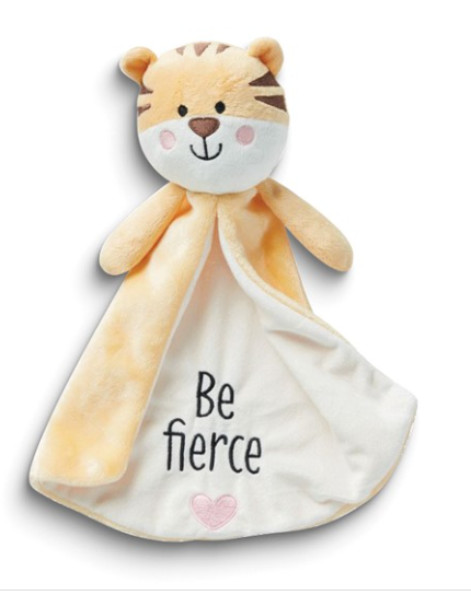 Izzy and Oliver Baby Polyester BE FIERCE Tiger Tag-a-long Plush Toy