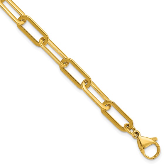 Open Link Paperclip Bracelet