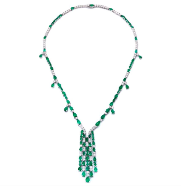 Jardin Emerald &amp; Diamond Necklace