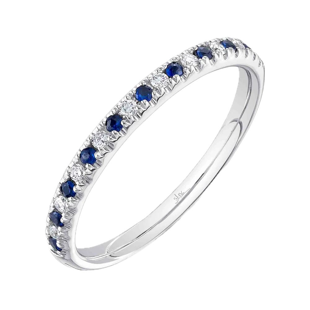 0.10CT Diam 0.10Ct Sapphire Ring