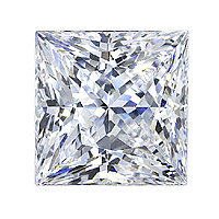 0.98ct Princess Cut Diamond I I1 Non Cert