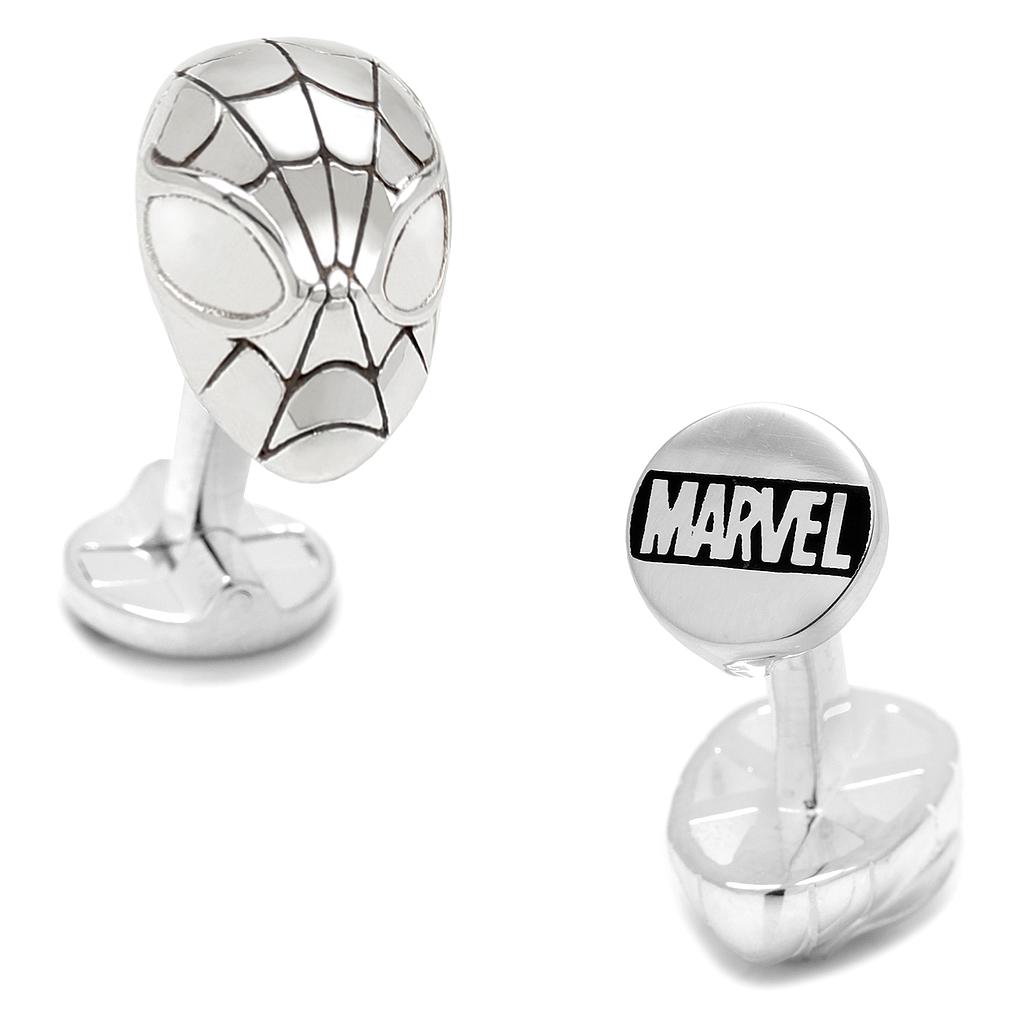 Sterling Silver 3d Spider-Man Cufflinks