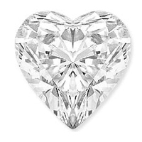 1.01ct Heart Shape Diamond SI2 I Non-Cert
