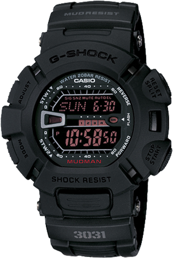 [CA.WATC.0005109] G-Shock Mudman Black Digital