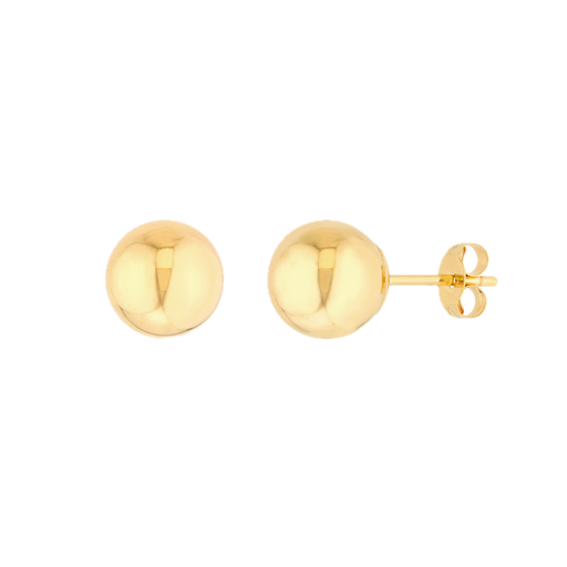[MI.GOLD.0009139] 7m Ball Stud Earrings 14k Yg