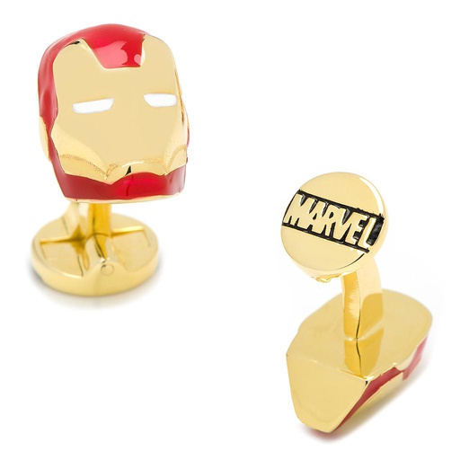 [CU.CUFF.0027750] 3d Iron Man Cufflinks