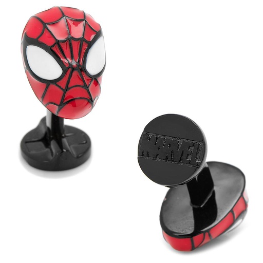 [CU.CUFF.0027751] 3d Spider-Man Cufflinks