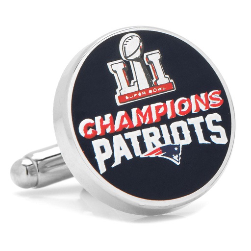 [CU.CUFF.0028017] 2017 New England Patriots Super Bowl Champions Cufflinks