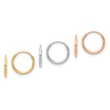 [QU.GOLD.0050781] Hoop Earring Set