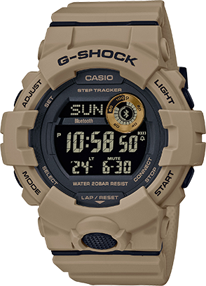 [VI.WATC.0050788] G-Shock Digital Bluetooth Training Timer Utility Brown