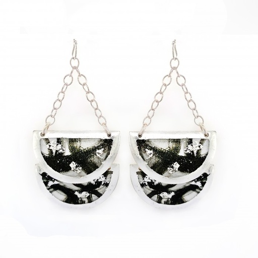 [EV.FASH.0051344] Untethered Double Half Circle Earrings