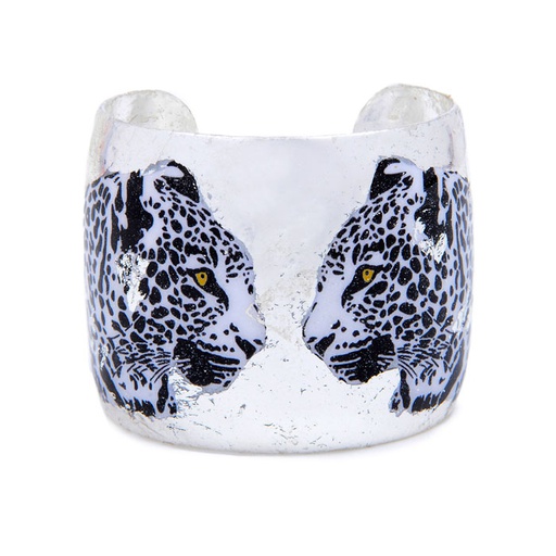 Two Leopards Cuff - Silver