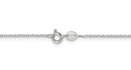 [QU.FASH.0053321] Sterling Silver 1.25mm Diamond-Cut Cable Chain