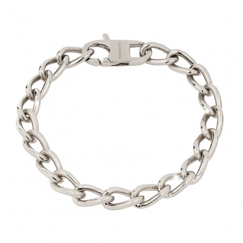Groumette Bracelet With Small Oval Link