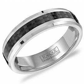 [FRNG.00076015] Tungsten and Forged Carbon Sport Ring