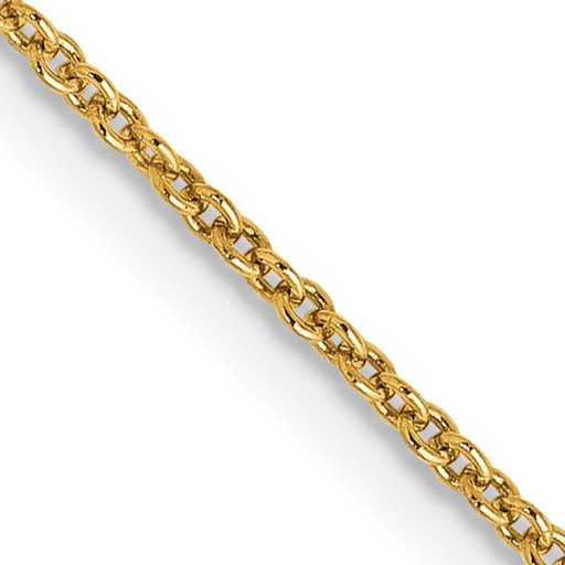 14K 1.2mm Cable with Lobster Clasp Chain