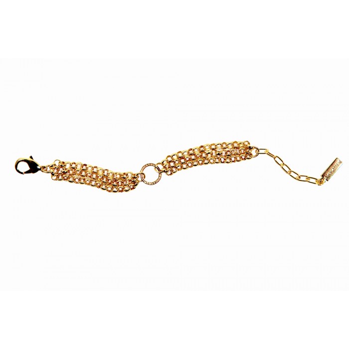 Three Strand Signature Charm Bracelet