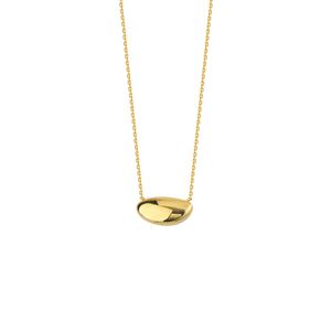 14k Free Shape Bead Adjustable Necklace