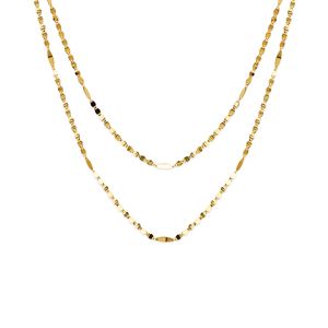 14k Valentino & Marquise Elements Duet Plue Adjustable Necklace