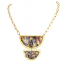 Weston Double Half Circle Necklace