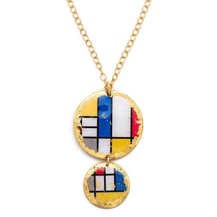 Mondrian 2-Part Pendant