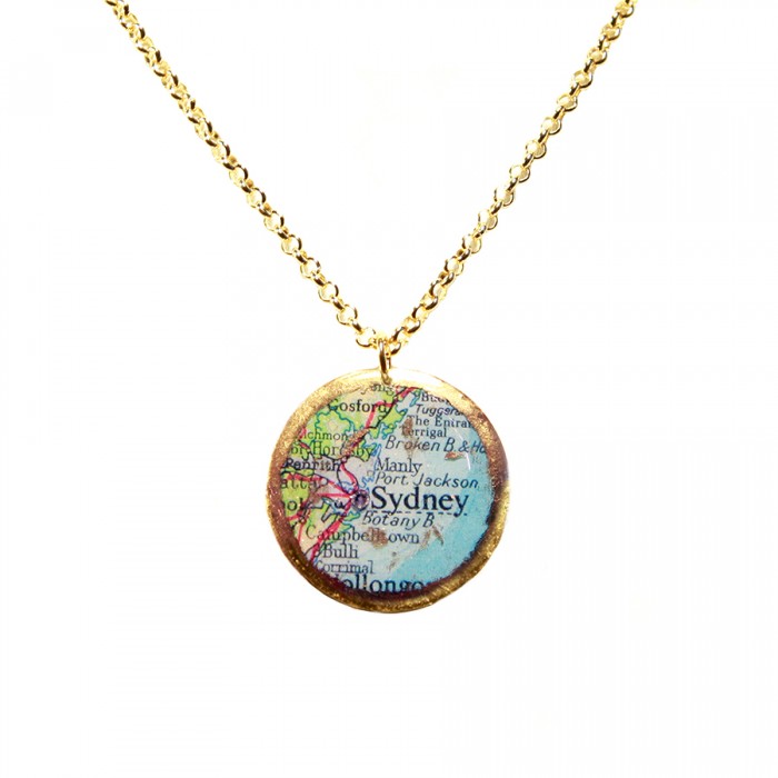 Sydney Map Pendant