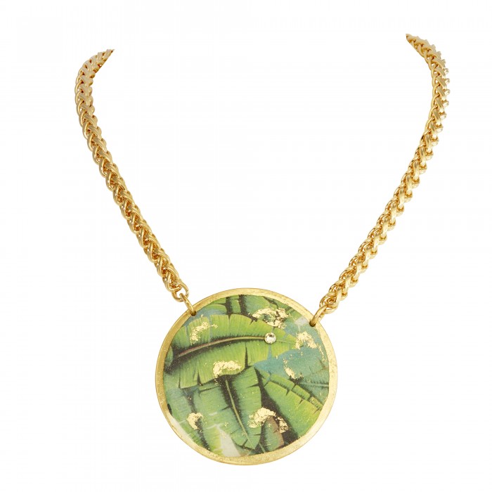 Banana Leaf Pendant