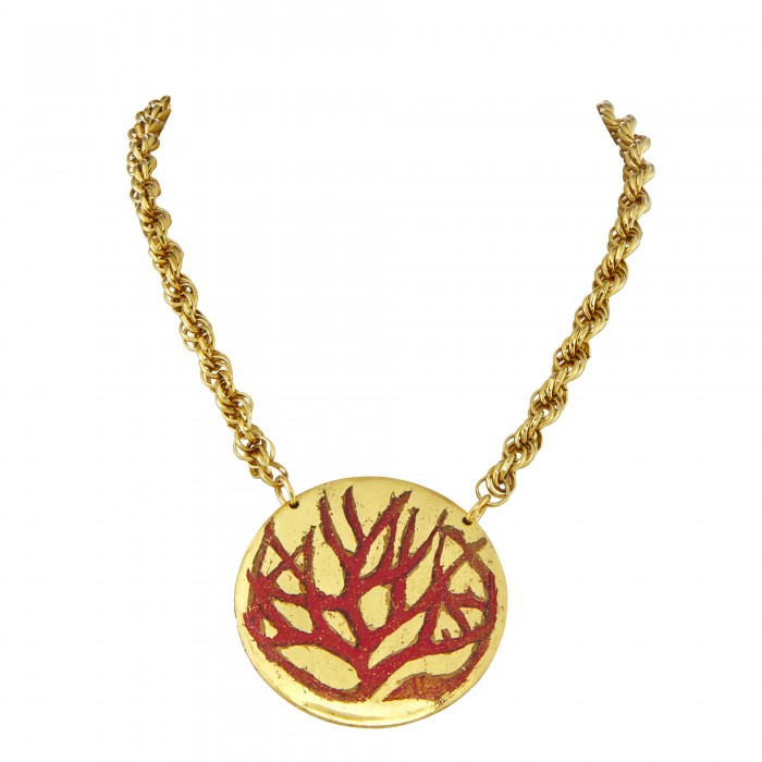 Red Coral Pendant