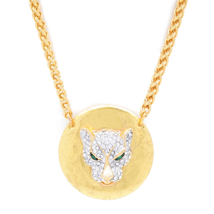 Vintage Jaguar Head Pendant