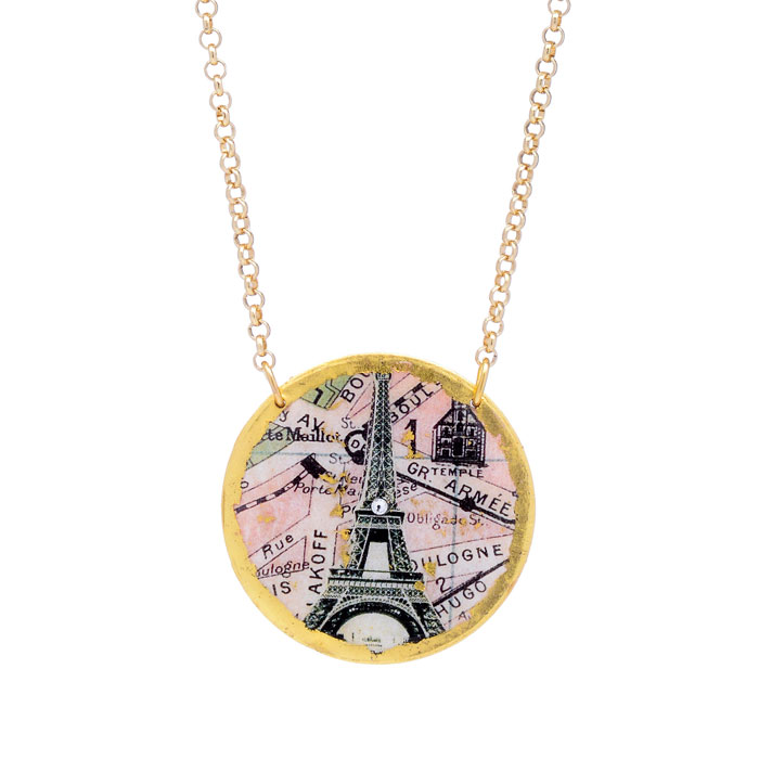 Vintage Paris Pendant