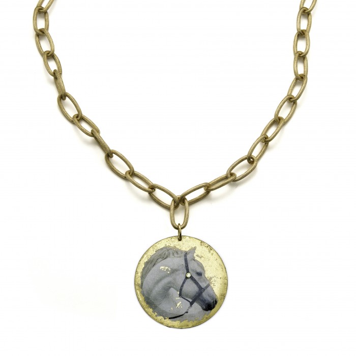 White Horse Pendant