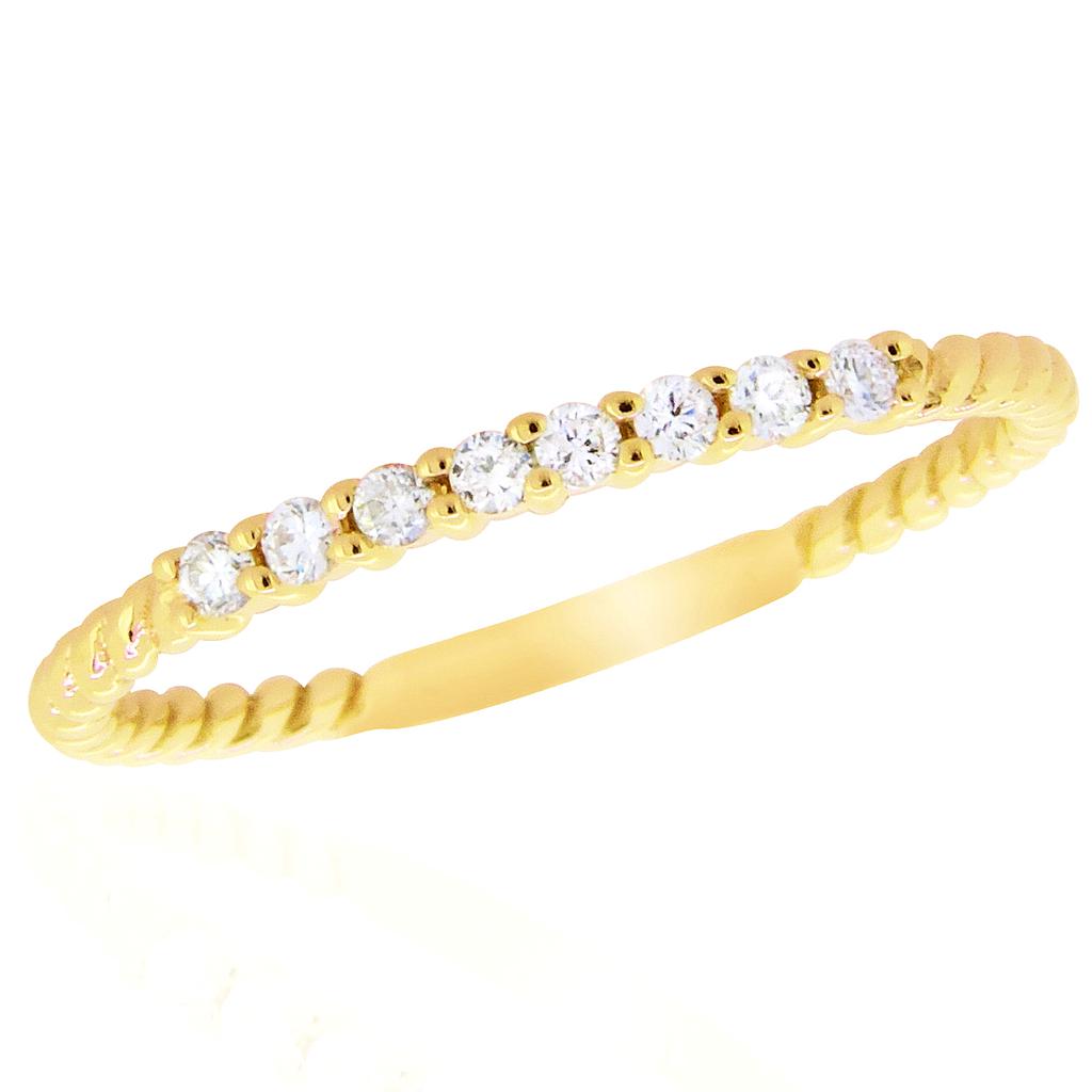 14k Yellow Gold Diamond Ring