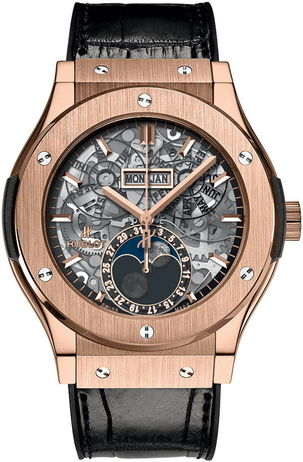 Hublot Aerofusion Rose Gold Moonphase Openwork