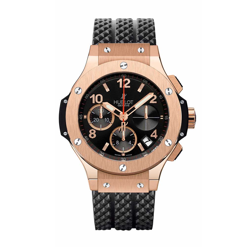 Hublot Big Bang Pink Gold Chronograph W/Black Dial