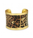 Leopard Corset Cuff 2"