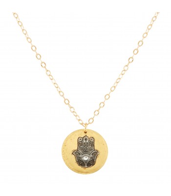 Hamsa Palm Mini Pendant 17" Length