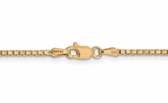 14k 1.5mm Box Chain