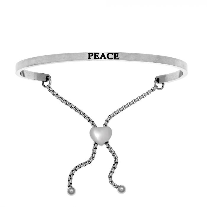 &quot;Peace&quot; Stainless Steel Bracelet