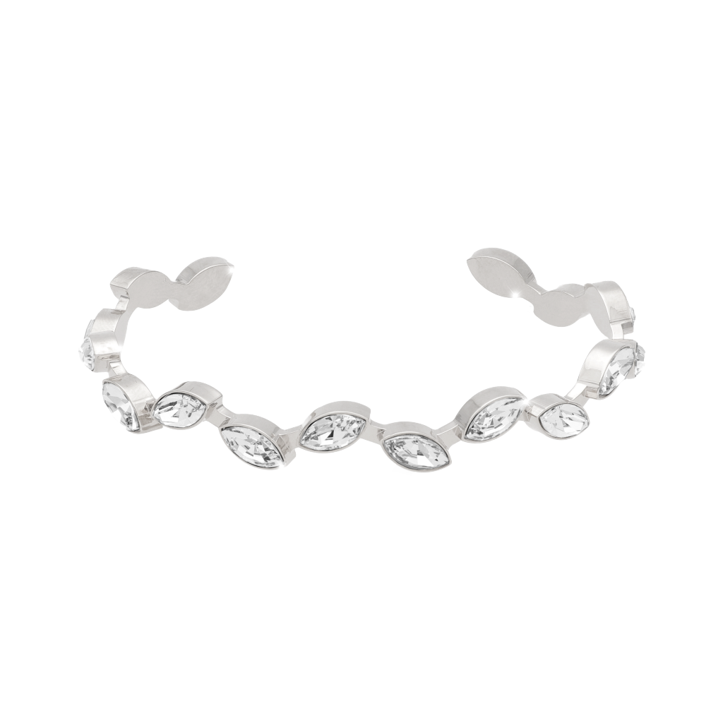Rebecca Bronze Bracelet W/White Stones