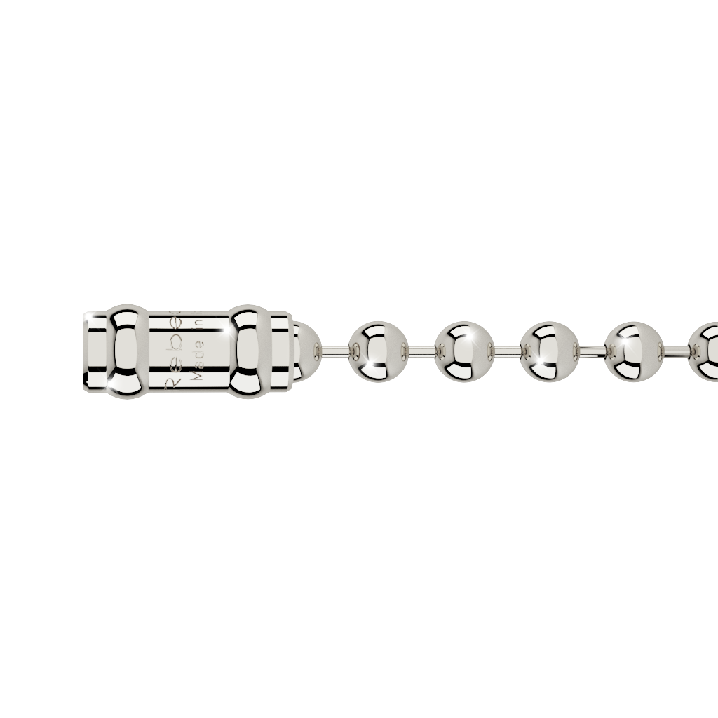 My World Silver Tone Bead Bracelet
