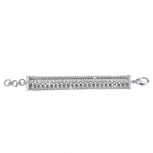 Tokyo 5 Row Bracelet With Chains & Crystals