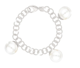 Malibu Bracelet With 3 Large Pearls