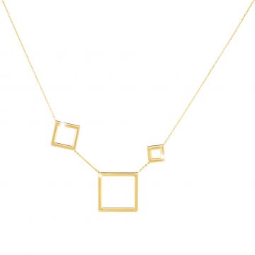 Ludi Triple Square Necklace