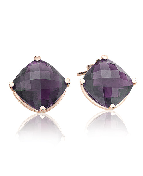 Cushion Stud Earrings