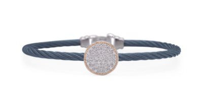 Cable Taking Shapes Disc Bracelet