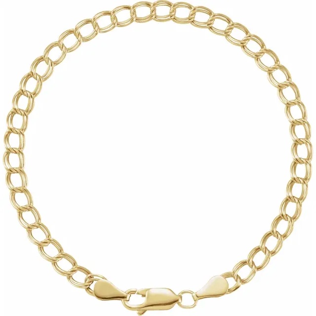 Curb Link Charm Bracelet