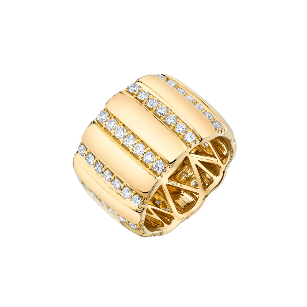 Orb Ribbed Ring